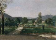 Friedrich August von Kaulabch Garden in Ohlstadt Sweden oil painting artist